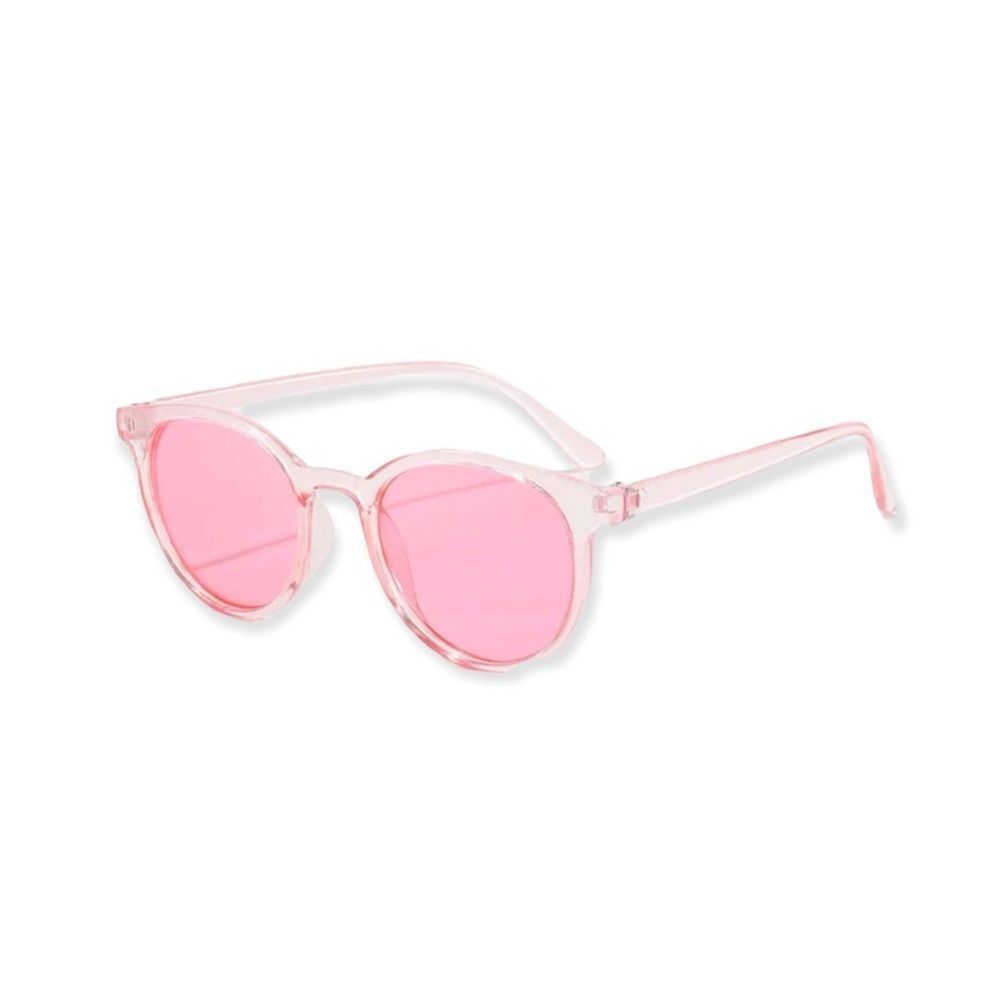 🆕Pink Tinted Round Lens Sunglasses